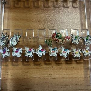 Colorful Unicorn Earrings Set